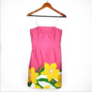 Lilly Pulitzer Pink Franco Strapless Dress Size 00